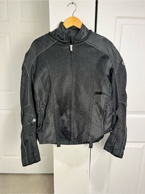 Joe Rocket Phoenix Mesh Motorcycle Jacket M Black Armored Riding Jacket Unisex